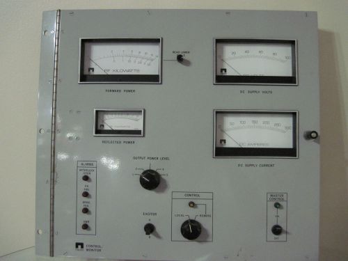 Nautel NAC33A ND10 AM Transmitter Control/Meter panel