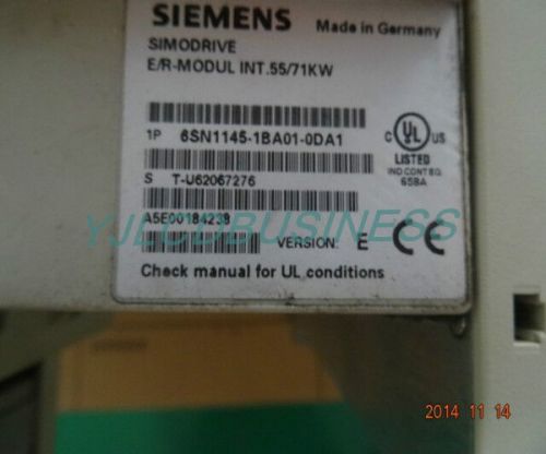 Siemens 6sn1145-1ba01-0da1 power supply 90 days warranty for sale