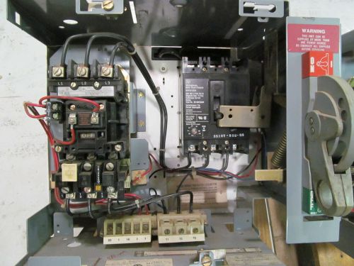 Allen Bradley 2100 Series 12&#034; Size 1 120 V Coil Motor Control With MCP 15 Amp