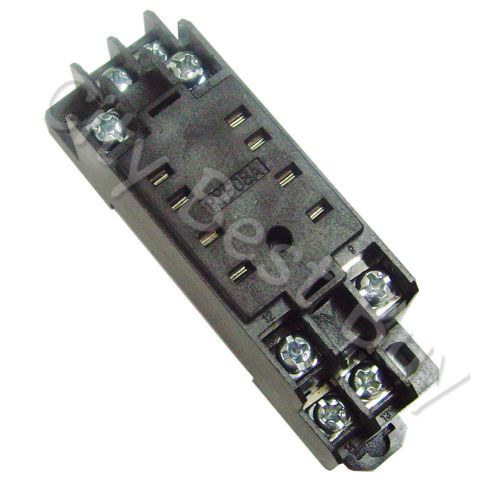 10 x pyf08a power timer relay socket base screw terminal 8 pin for hy3-2 my2nj for sale