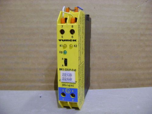 TURCK MK1-22UP-EX0/24VDC 2 CHANNEL ISOLATING SWITCHING AMPLIFIER MULIT MODUL