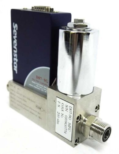 Sevenstar d07-9g gas nitrogen n2/200 slm mass flow controller mfc 9.6w 300psi for sale