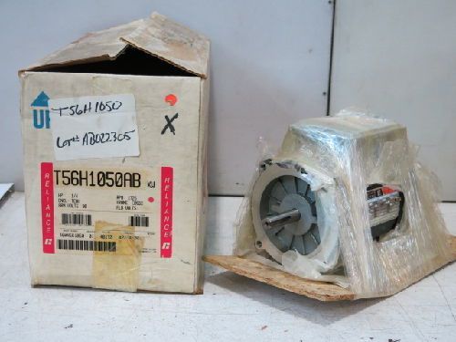 Reliance electric t56h1050ab dc motor, 1/4 hp, 90 v, rpm: 1725, fr: ed56c for sale