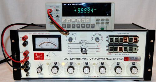 EDC 2901 DC Differential Voltmeter / Calibrator 0.1, 1, 10, and 100 Volt ranges