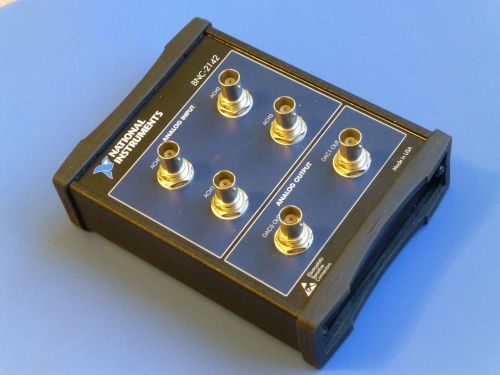 National instruments bnc-2142 connector block for ni dynamic signal acquisition for sale