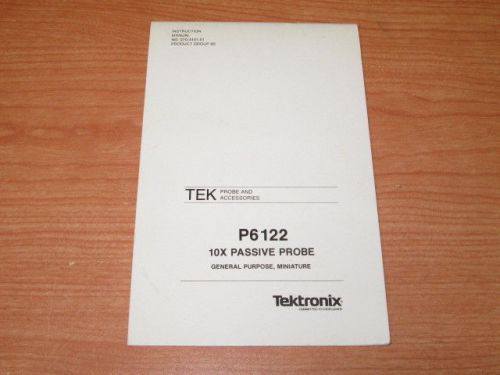 Tektronix P6122 10X Passive Probe Manual