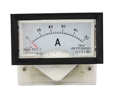 Instrument 85C17 DC 0-50A AMP Analog Panel Meter Ammeter