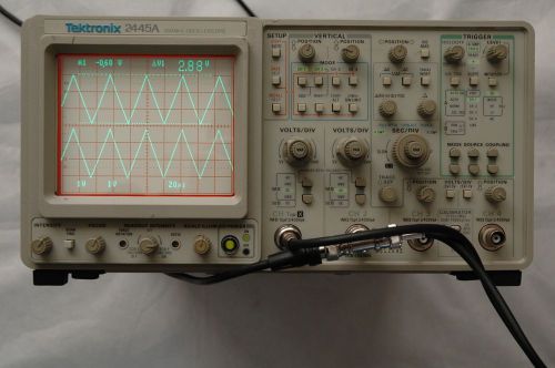 Tektronix 2445A Four Channel 150 MHz Oscilloscope, Works Great! Fully tested