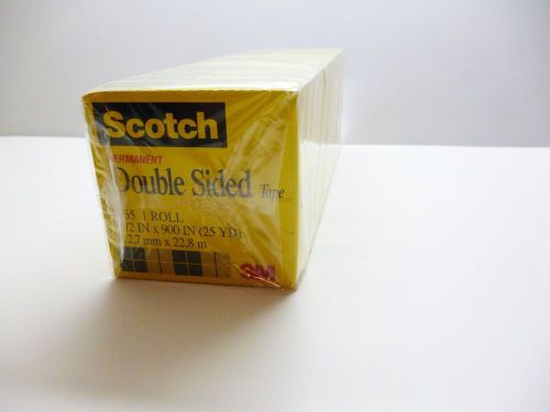 3M Scotch Permanent Double Sided Tape 12 Pack
