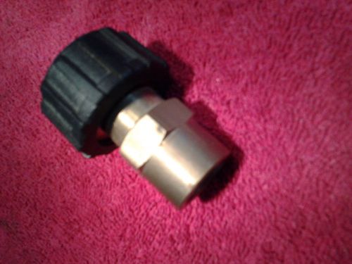 Pressure washer adapter m22 fitting x 3/8 female fitting 3500 psi power wash for sale