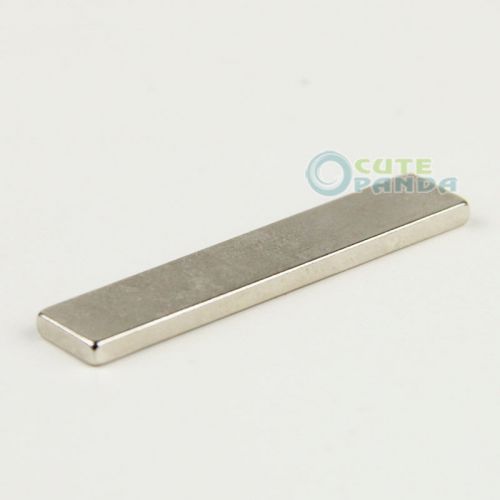 2PCS N35 Super strong Block Cuboid Magnets Rare Earth Neodymium 50 x 10 x 3 mm