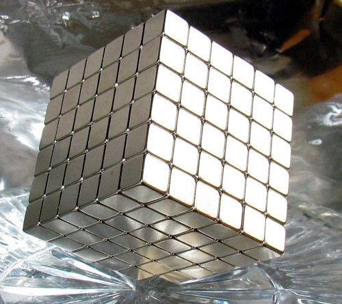 Mega block! 216 1/4&#034; neodymium n42 cube magnets free ship usa for sale