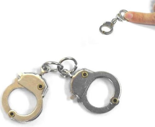 36 pr MICRO HAND CUFFS mini handcuffs jewelry novelty security cuff NEW crafts