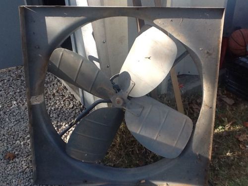 36&#034; commercial exhast fan pully drive with 41&#034; metal housing 4 blades &amp; motor for sale