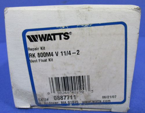 Watts regulator repair kit rk 800m4 v 11/4-2 nib for sale