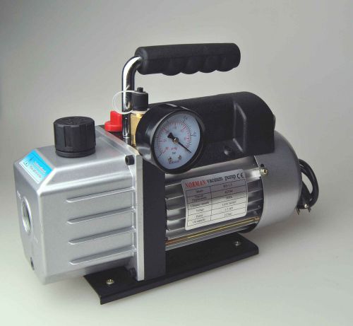 Single stage 4cfm 1/3hp rotary vane vacuum pump hvac air ac a/c r410a r134a r22 for sale