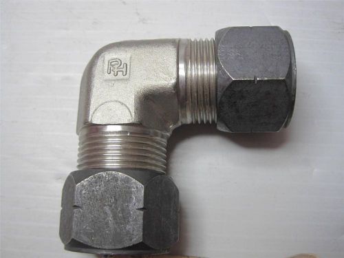 7924 parker hannifin ebu16-ss 1&#034; compression tube elbow 316 ss free shipping usa for sale
