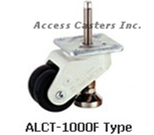 ALCT-1000F Leveling Swivel Caster, 72mm Nylon Wheel, 1,100 lb. Capacity