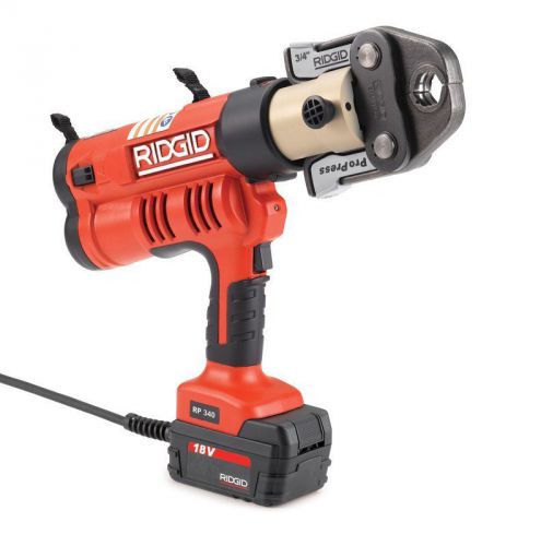 Ridgid 43368 corded press tool kit with propress with jaws (1/2&#034;-1&#034;) model rp340 for sale