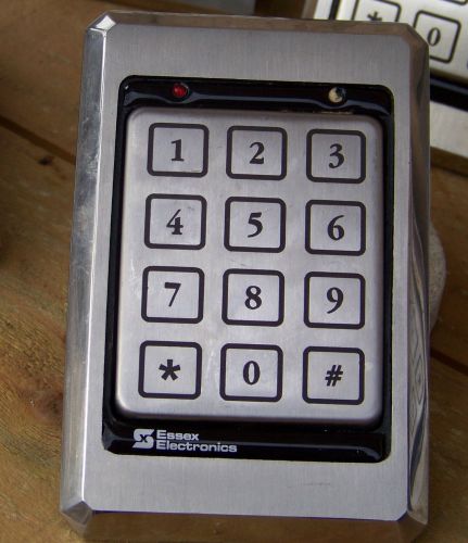 Essex ktp-163-sn-8 bit word stainless steel access control keypad for sale