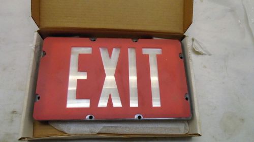 ISOLITE SLX60 SELF ILLUMINATING EXIT SIGN 10 YR., 1 FACE NEW IN BOX