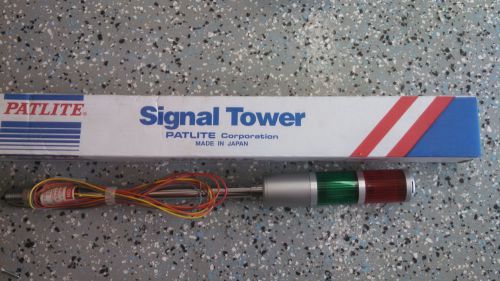 Patlite signal tower red/green lights 24v ac/dc for sale