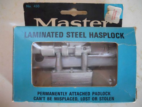 Vintage master #450 laminated steel hasplock for sale