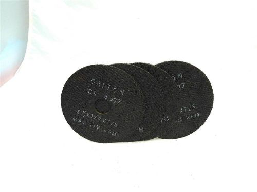 Griton cut-off wheel 4 1/2&#034; x 1/8&#034; x 7/8&#034;  ca4587 lot of 4 for sale