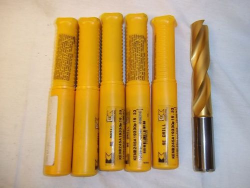 263) new kennametal single end drill kemb245a19330 19.33 kc7045 1016916r00 for sale