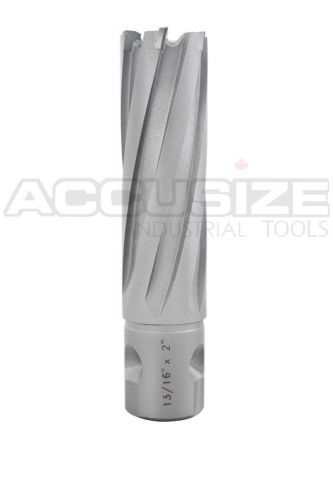 13/16&#034;x2&#034; depth, carbide tipped annular cutters with one-touch shank, #3081-2018 for sale