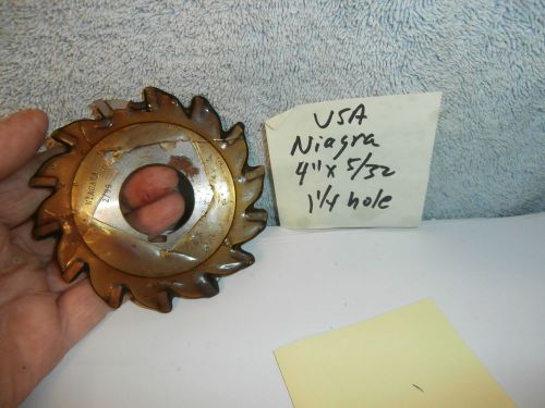 Machinists 11/29b buy nusa niagra carbide circular mill cutter just resharpened for sale