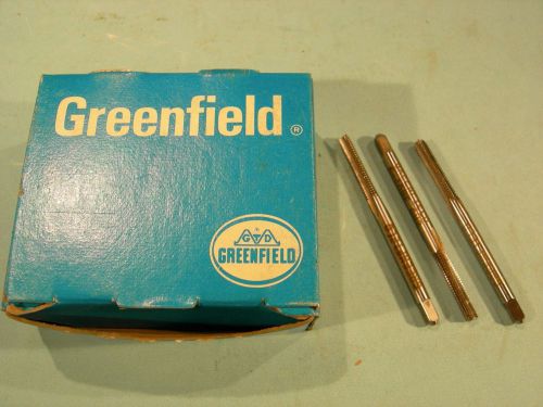 Qty 3 New Greenfield 6-40 NF GH2 HSS 3 Flute Bottom Taps