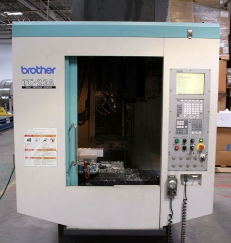Brother tc-22a cnc drill tap machine 26 tool magazine conveyor for sale