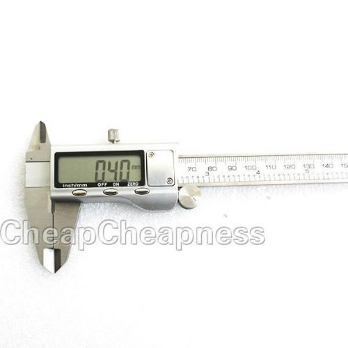 Firm Useful 150mm LCD Stainless Electronic Vernier Caliper Micrometer Guage FMCA