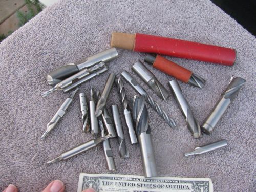 20 end mills mill none carbide largest 7/8 toolmaker tool