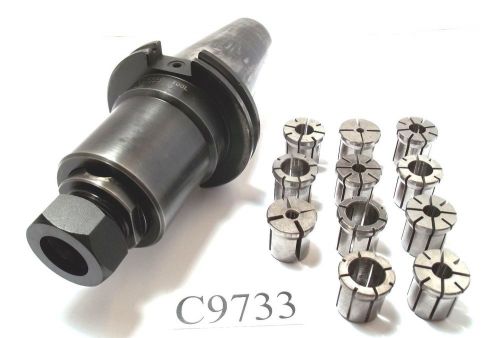 Cat50 kennametal compression tension tapper cv50tcf500  &amp; 11 tap collets  c9733 for sale