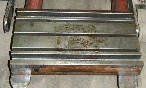 25.5&#034; x 14.8&#034; Steel Welding T-Slotted Table Cast iron Layout Plate T-Slot