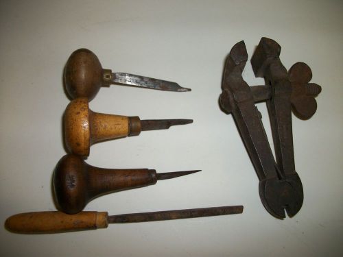 Vintage hand-held vise w/ 4tools machinist gunsmith jeweler for sale