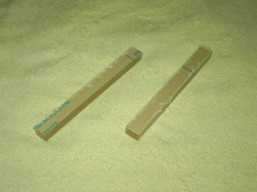 2 pieces of 1/2&#034; thick acrylic plexiglass plexi glass masking 6&#034; &amp; 5.75&#034; long for sale