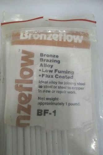 TURBO TORCH BRONZEFLOW BF-1 LOW FUMING BRONZE BRAZING ALLOY FLUX COATED