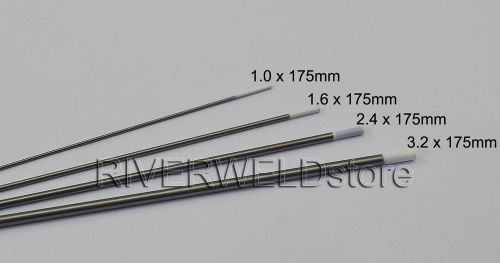 0.8% zirconiated wz8 tig tungsten electrode assorted size .040,1/16,3/32,1/8,4pk for sale