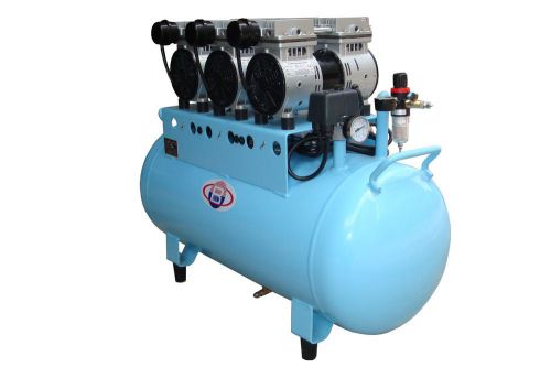 90l auto dental one-driving-five silent oilless air compressor noiseless 2.25 hp for sale