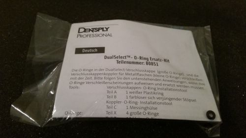 Dentsply Cavitron DualSelect Dual Select O-Ring Replacement Kit Part # 80851 NEW