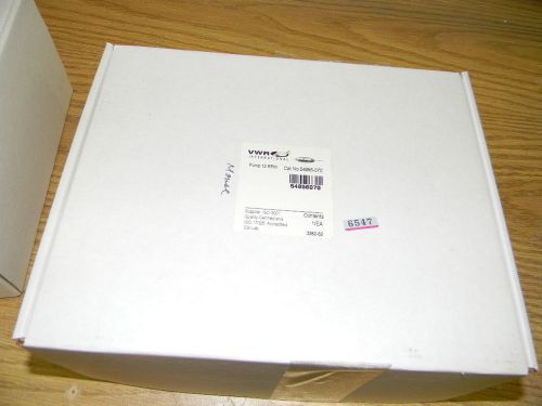 Vwr 54856-070, variable flow pump, flow rate: 0.03 to 8.2 ml/min new in box for sale