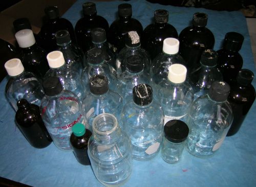 Glass storage bottles for sale