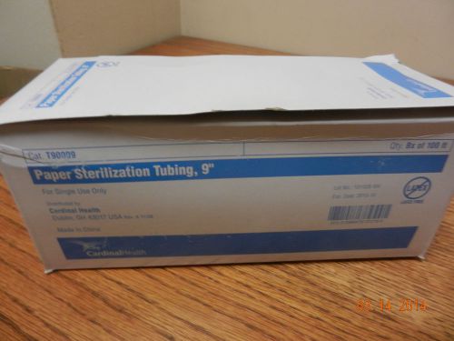 Cardinal T90009 Paper Sterilization Tubing 9&#034; x 100&#039; NEW