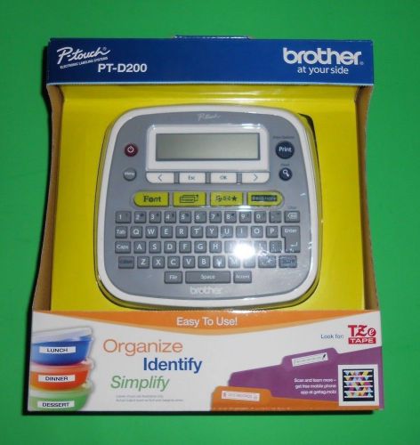 NEW SEALED: Brother P-Touch PT-D200 Electronic Label Thermal Printer Home Office