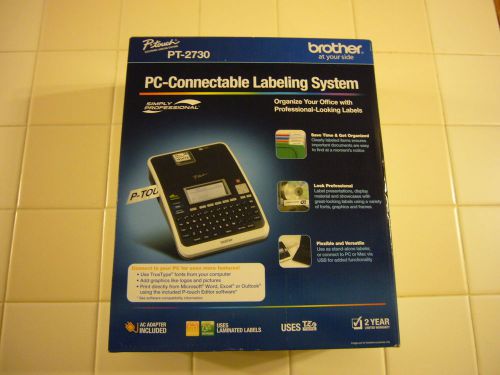 NEW IN BOX Brother P-Touch PT-2730 Label Thermal Printer FAST SHIP