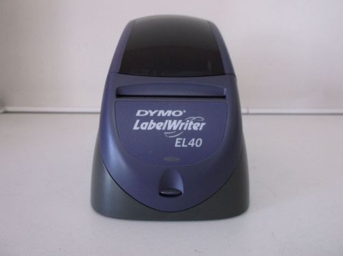 Dymo LabelWriter EL40 Thermal Label Printer Model No. 90477 Used