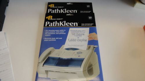 AA8: READ RIGHT RR1237 PathKleen Laser Printer Cleaning Sheets, 18/PK